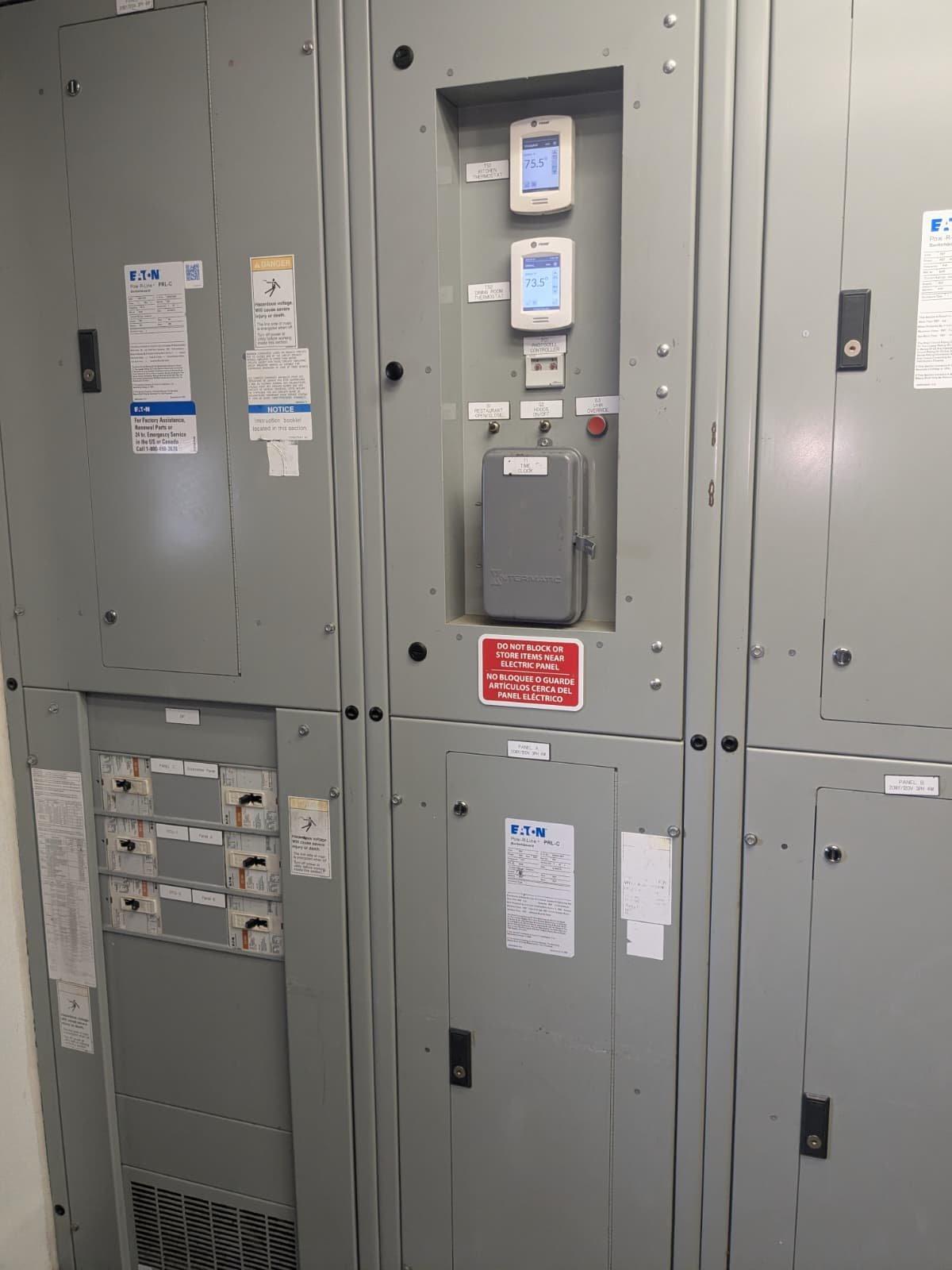 HVAC electrical control panel troubleshooting
