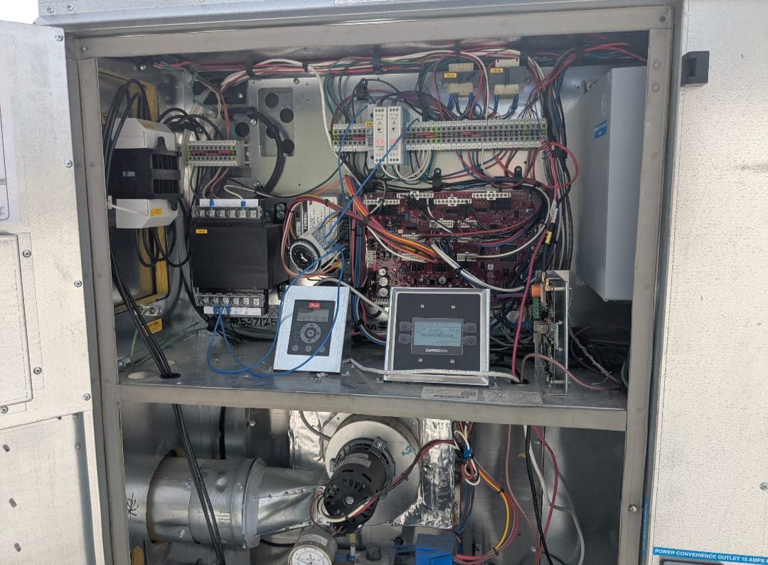 HVAC control panel