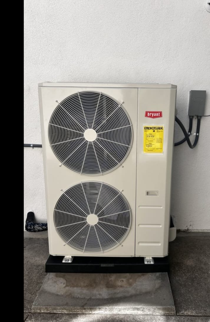 Modern residential heat pump system